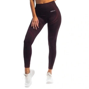 ECHT Arise Series Burgundy Seamless Leggings